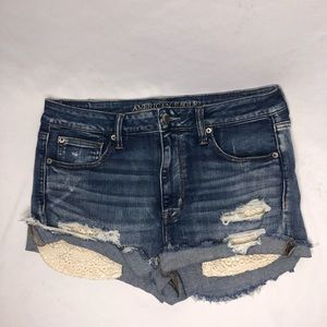 AE Hi-Rise Shortie with Patterned Pockets